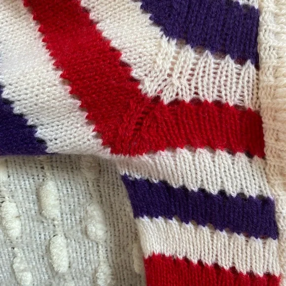 {Philosophy di Lorenzo Seraphini} Striped Ruffle Cashmere Sweater - Picture 10 of 16